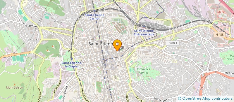 localisation de l'entreprise MADAME GENEVIEVE GUILLOU à SAINT-ETIENNE