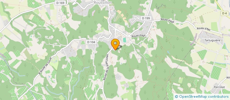 localisation de l'entreprise MADAME GENEVIEVE GUINDE  GORDES