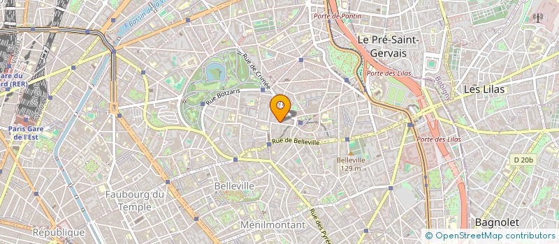 localisation de l'entreprise MADAME GENEVIEVE HARRAND  PARIS