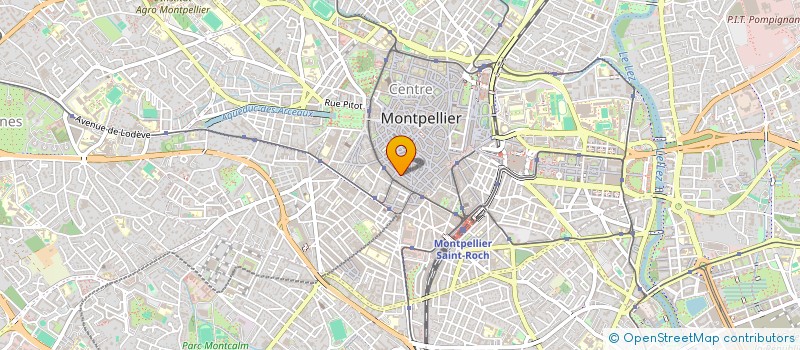 localisation de l'entreprise MADAME GENEVIEVE HARTHEISER à MONTPELLIER
