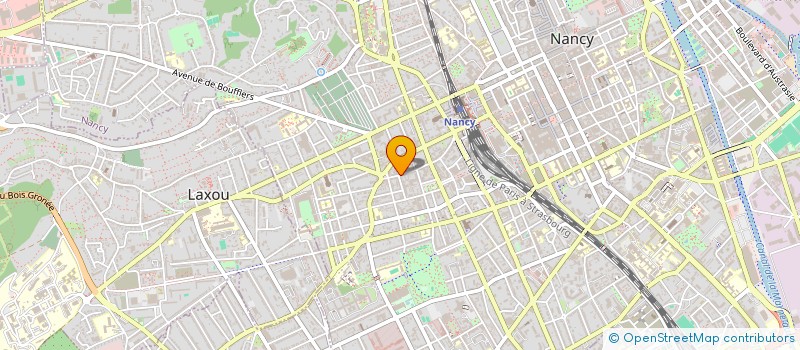 localisation de l'entreprise MADAME GENEVIEVE HENRY  NANCY