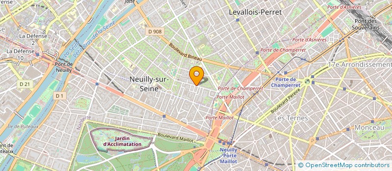 localisation de l'entreprise MADAME GENEVIEVE HIDDEN à NEUILLY-SUR-SEINE
