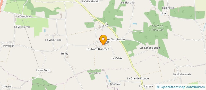 localisation de l'entreprise MADAME GENEVIEVE HOYET à PLOERMEL