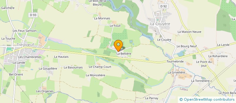 localisation de l'entreprise MADAME GENEVIEVE HUBSWERLIN  TRESBUF