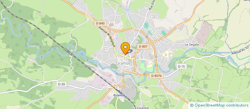 localisation de l'entreprise MADAME GENEVIEVE HUG  ISSENDOLUS