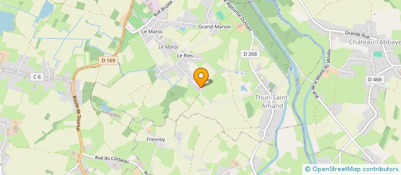 localisation de l'entreprise MADAME GENEVIEVE HUQUE  THUN-SAINT-AMAND