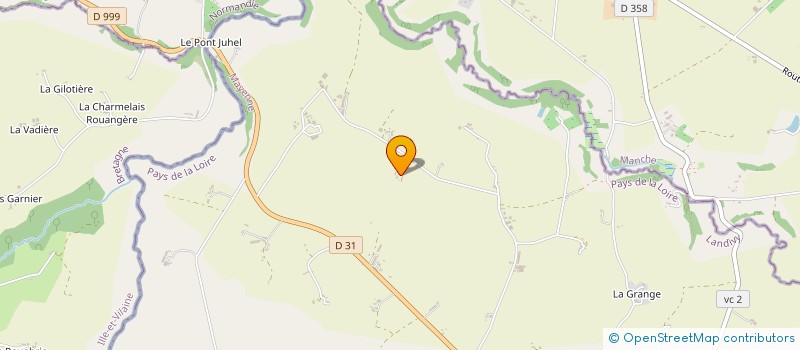 localisation de l'entreprise MADAME GENEVIEVE JANEAU  LANDIVY