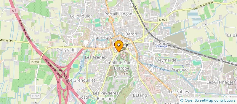 localisation de l'entreprise MADAME GENEVIEVE JEAN  ORANGE