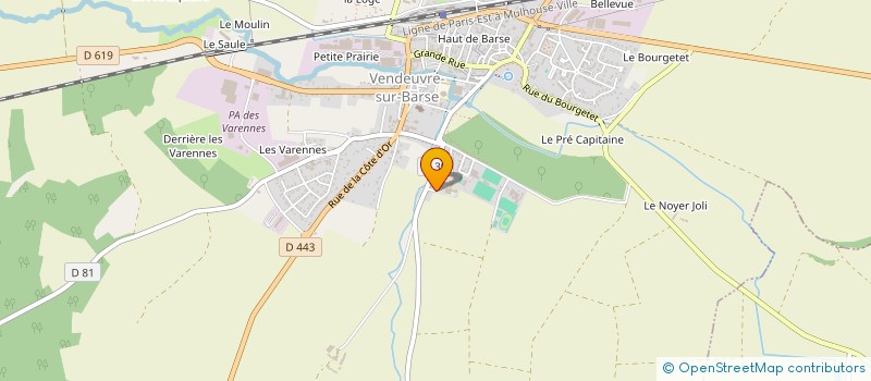 localisation de l'entreprise MADAME GENEVIEVE JEHL  VENDEUVRE-SUR-BARSE