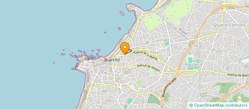 localisation de l'entreprise MADAME GENEVIEVE JOUBARD à BIARRITZ