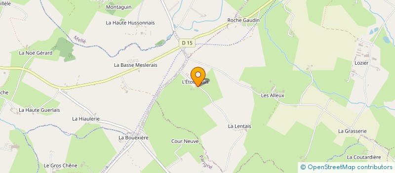 localisation de l'entreprise MADAME GENEVIEVE JUIN  LOUVIGNE-DU-DESERT