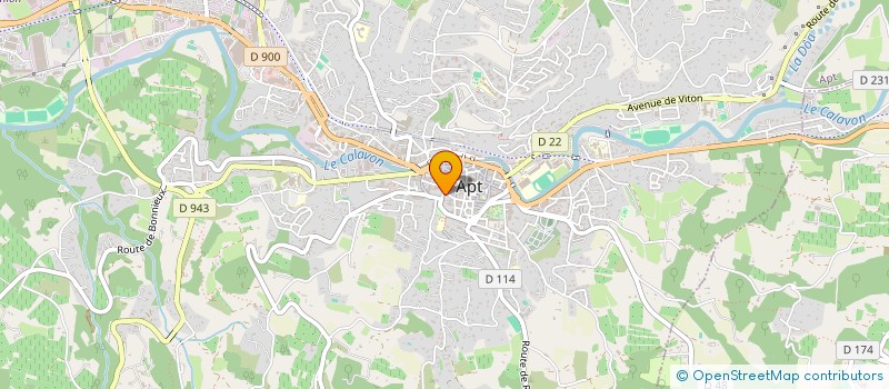 localisation de l'entreprise MADAME GENEVIEVE JULIEN à APT
