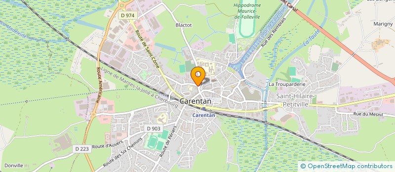 localisation de l'entreprise MADAME GENEVIEVE LABUS à CARENTAN-LES-MARAIS