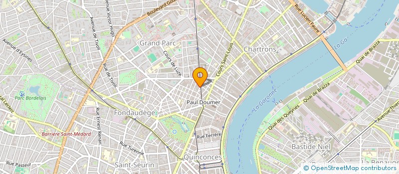 localisation de l'entreprise MADAME GENEVIEVE LAFITTE à BORDEAUX