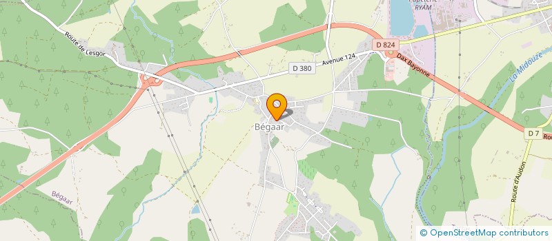 localisation de l'entreprise MADAME GENEVIEVE LAFONT  LESGOR