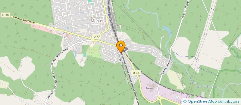 localisation de l'entreprise MADAME GENEVIEVE LAGOUEYTE  MORCENX-LA-NOUVELLE