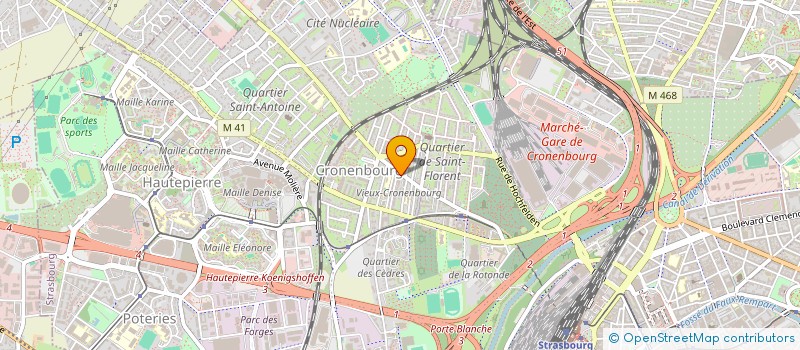 localisation de l'entreprise MADAME GENEVIEVE LAMBERT à STRASBOURG