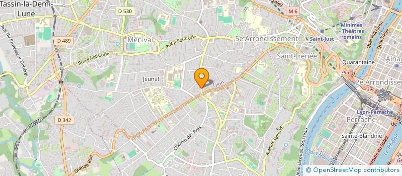 localisation de l'entreprise MADAME GENEVIEVE LAMBREY à LYON