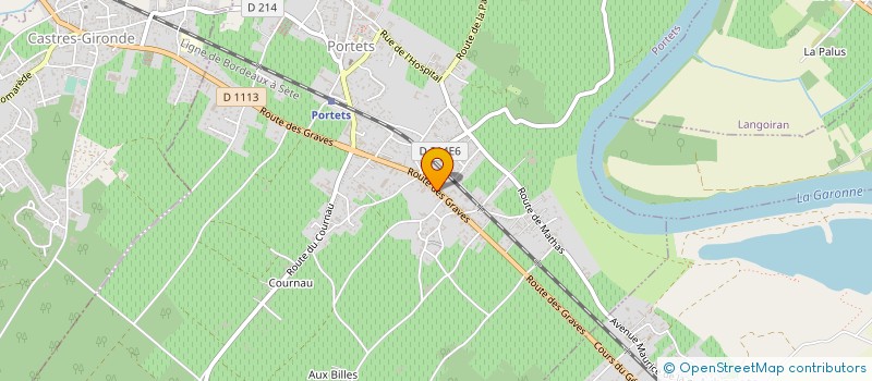 localisation de l'entreprise MADAME GENEVIEVE LAMOTHE à PORTETS