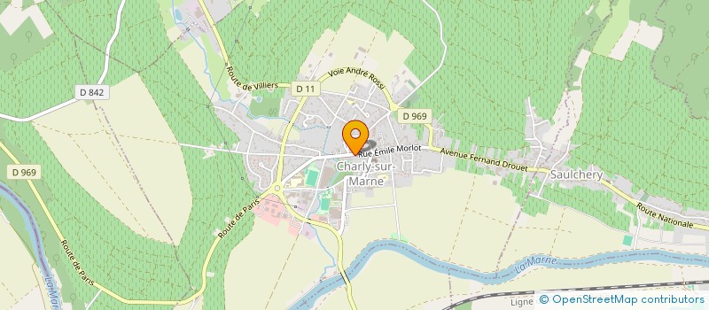 localisation de l'entreprise MADAME GENEVIEVE LANCEREAUX  CHARLY-SUR-MARNE