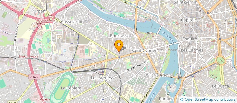 localisation de l'entreprise MADAME GENEVIEVE LANOE à TOULOUSE