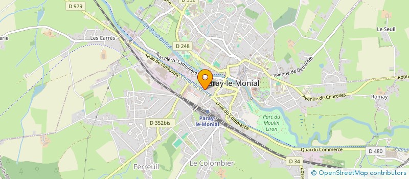 localisation de l'entreprise MADAME GENEVIEVE LAPORTE à PARAY-LE-MONIAL