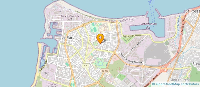localisation de l'entreprise MADAME GENEVIEVE LAPRA  LE PORT