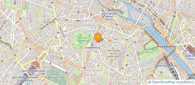 localisation de l'entreprise MADAME GENEVIEVE LASSALLE  PARIS