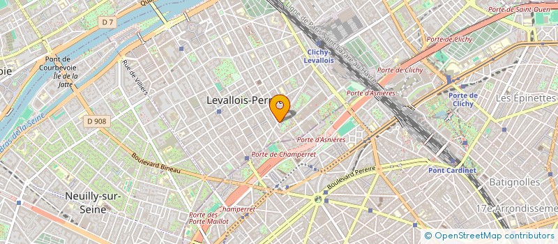 localisation de l'entreprise MADAME GENEVIEVE LE METAYER à LEVALLOIS-PERRET
