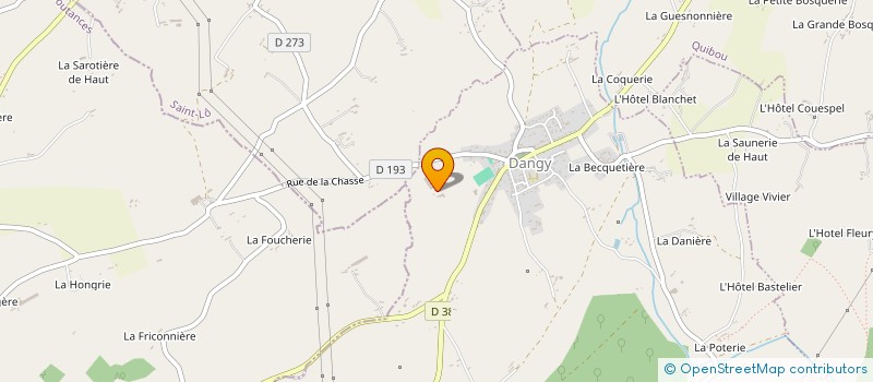 localisation de l'entreprise MADAME GENEVIEVE LECLER  BOURGVALLEES