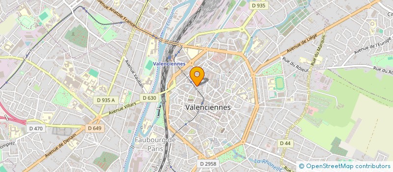 localisation de l'entreprise MADAME GENEVIEVE LECOMPTE à VALENCIENNES