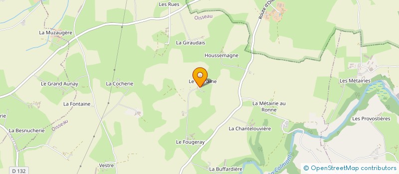 localisation de l'entreprise MADAME GENEVIEVE LECUISINIER  COUESMES-VAUCE