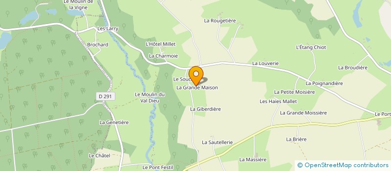 localisation de l'entreprise MADAME GENEVIEVE LEGENDRE à LONGNY LES VILLAGES