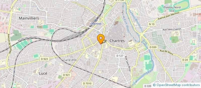 localisation de l'entreprise MADAME GENEVIEVE LEHOUX à CHARTRES