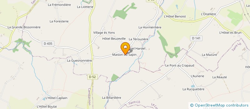 localisation de l'entreprise MADAME GENEVIEVE LEJEUNE  SAINT-SAUVEUR-VILLAGES