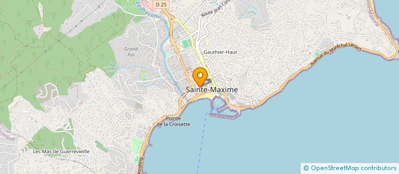 localisation de l'entreprise MADAME GENEVIEVE LEME à SAINTE-MAXIME