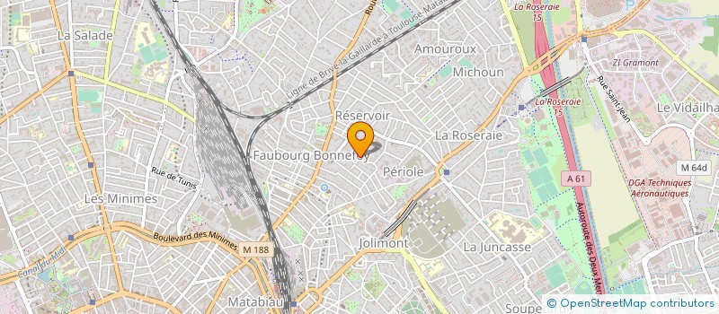 localisation de l'entreprise MADAME GENEVIEVE LESUEUR à TOULOUSE