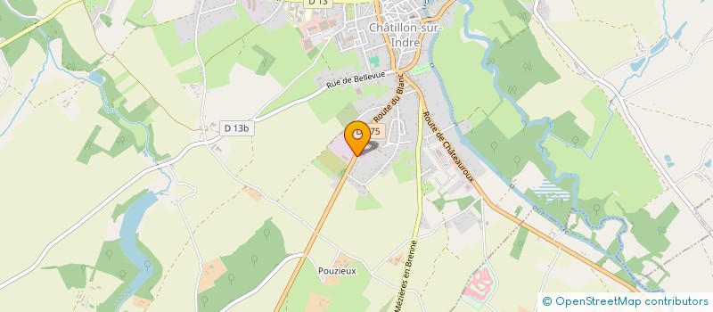 localisation de l'entreprise MADAME GENEVIEVE LOISIER à CHATILLON-SUR-INDRE