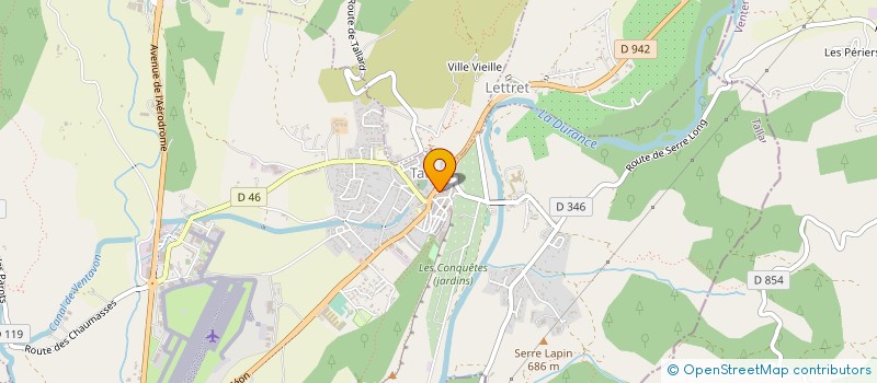 localisation de l'entreprise MADAME GENEVIEVE LOYER  TALLARD