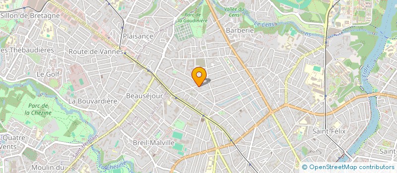 localisation de l'entreprise MADAME GENEVIEVE LUNAUD à NANTES