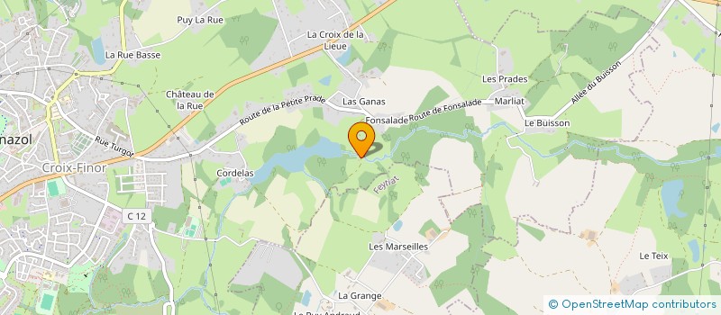 localisation de l'entreprise MADAME GENEVIEVE MACE à PANAZOL