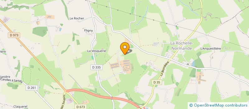 localisation de l'entreprise MADAME GENEVIEVE MAILLAIRD  SARTILLY-BAIE-BOCAGE