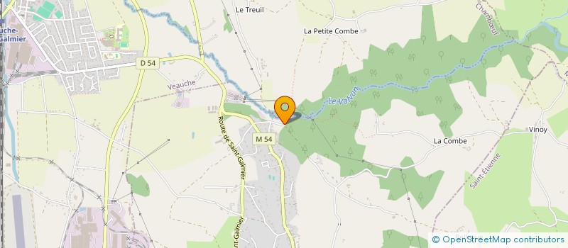 localisation de l'entreprise MADAME GENEVIEVE MAILLIAVIN  SAINT-BONNET-LES-OULES