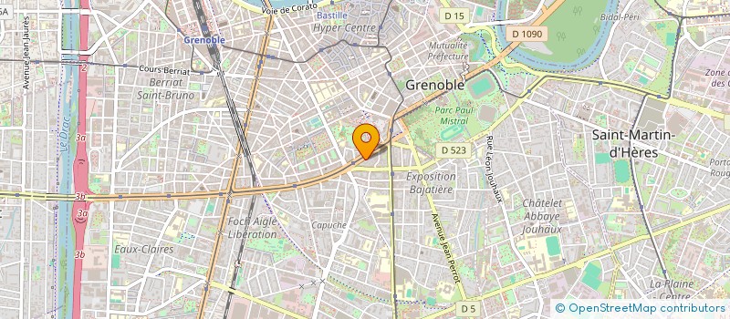 localisation de l'entreprise MADAME GENEVIEVE MALBOS à GRENOBLE