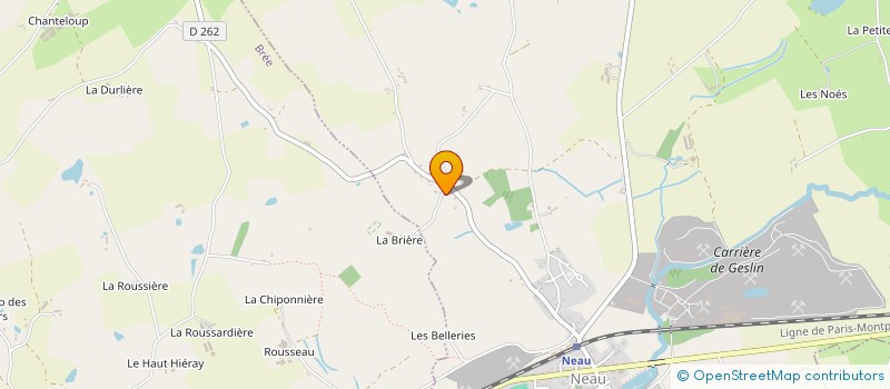 localisation de l'entreprise MADAME GENEVIEVE MAREAU  LIVET