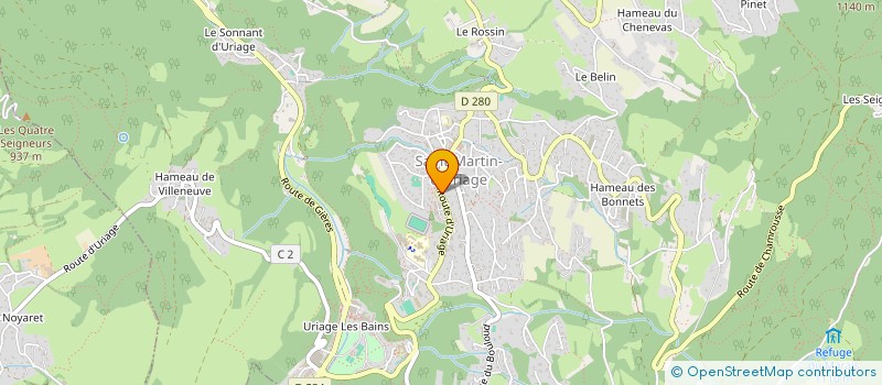 localisation de l'entreprise MADAME GENEVIEVE MARIE RENE TROYES  SAINT-MARTIN-D'URIAGE