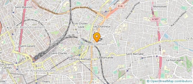 localisation de l'entreprise MADAME GENEVIEVE MARTEL à MARSEILLE