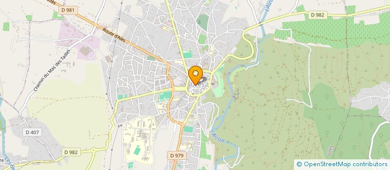 localisation de l'entreprise MADAME GENEVIEVE MARTIN  UZES