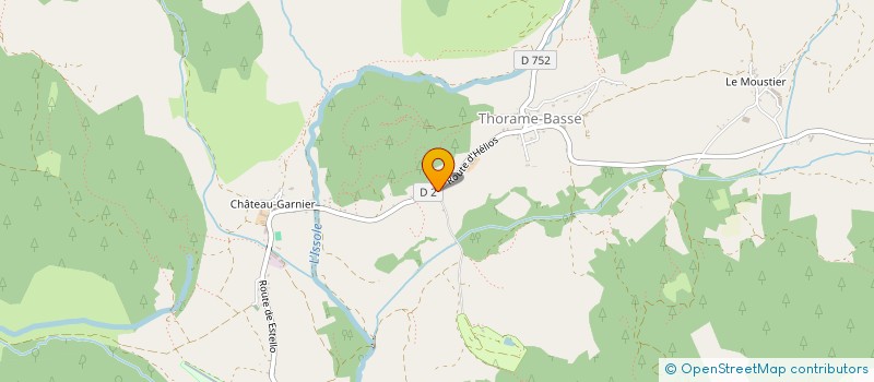 localisation de l'entreprise MADAME GENEVIEVE MARTIN  THORAME-BASSE