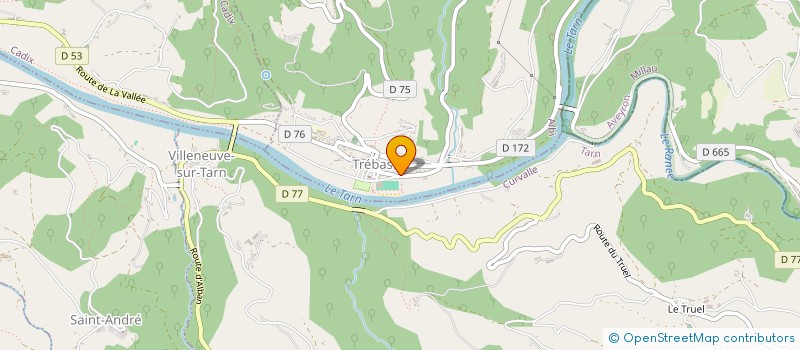 localisation de l'entreprise MADAME GENEVIEVE MAUREL  VALENCE-D'ALBIGEOIS